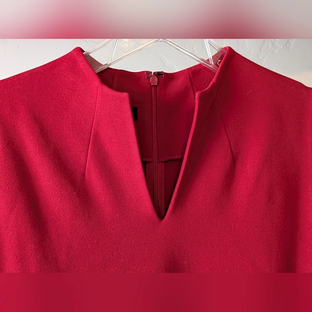 Lafayette 148 New York Crimson Midi Dress - Picture 3 of 6